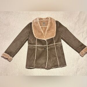 J. Jill Faux Vegan Suede Penny Lane Jacket